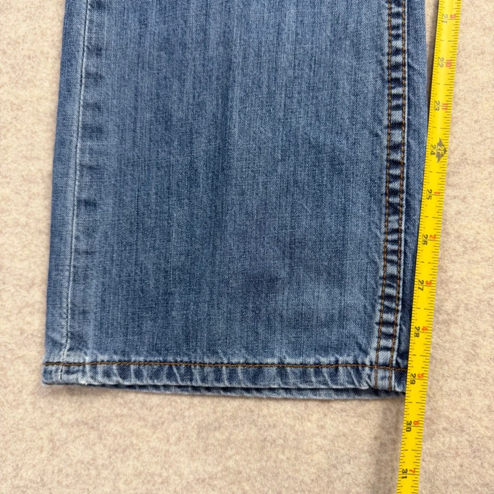 Levis 527 Slim Bootcut Jeans Mens 34x30 Blue Denim Mid Wash 05527-0175